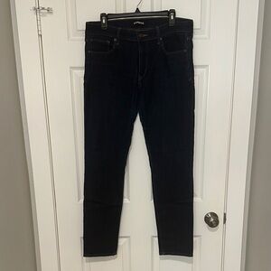 Express Women's Dark Blue Skinny Jeans